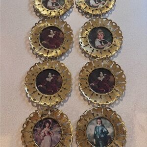 Gold Decorative Wall Plates Set